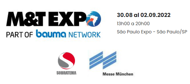M&T EXPO, Sao Paulo, 30 de Agosto al 2 de Septiembre