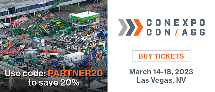 Get your ticket for CONEXPO / CONAGG & IFPE 2023