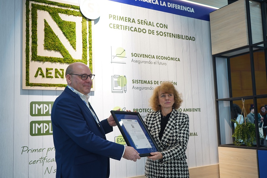  IMPLASER obtains the AENOR N Sustainable certification